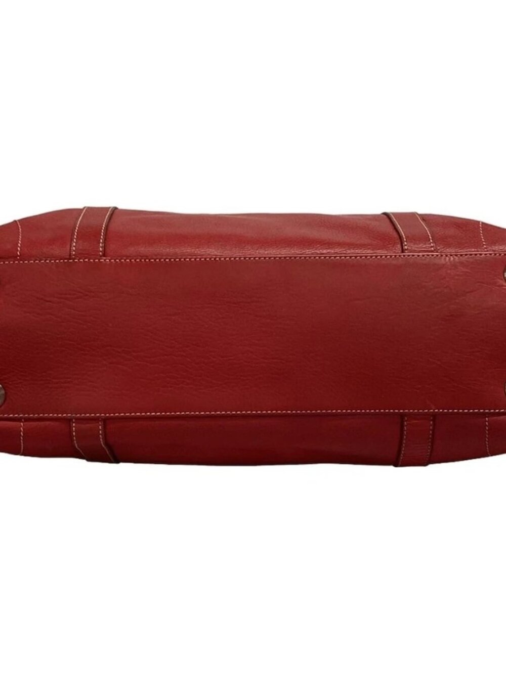 DIOR/ChristianDior Saint Germain / Vintage Traveler Red Leather Tote Bag - Picture 5 of 15